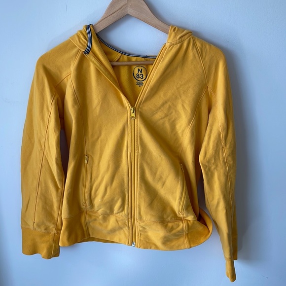 Canary yellow Nautica hoodie - Picture 1 of 3